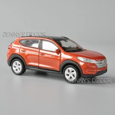 Réplica de coche modelo de metal fundido a presión Welly escala 1:36 Hyundai Tucson juguete trasero Foto 1 de 4
