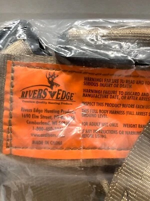 Tree Stand Safety Harness With Suspension Relief Strap * NEW * by Rivers Edge - Image 1 of 3