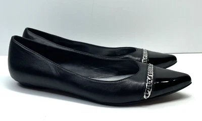 Punta puntiaguda plana White House Black Market Devan - negra - talla 7,5 Foto 1 de 4