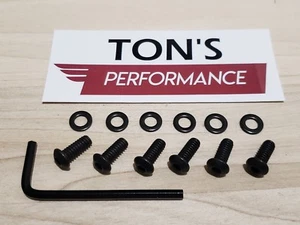 12pcs BLACK Stainless Allen Bolt kit Harley Sportster Iron Derby Cover 04-2019 - Picture 1 of 2