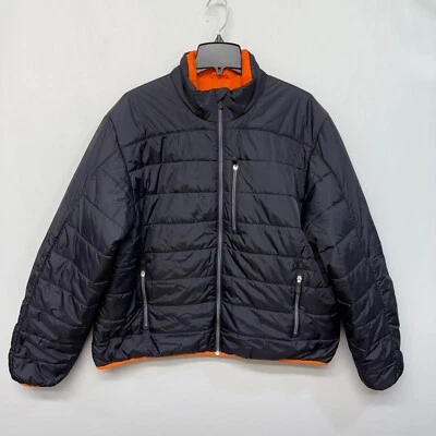 Lands' End Men Full Zip Puffer Jacket PrimaLoft Size XL X-Large B376 -12 - Image 1 of 4