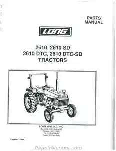 Manual de piezas Long 2610 - Imagen 1 de 1