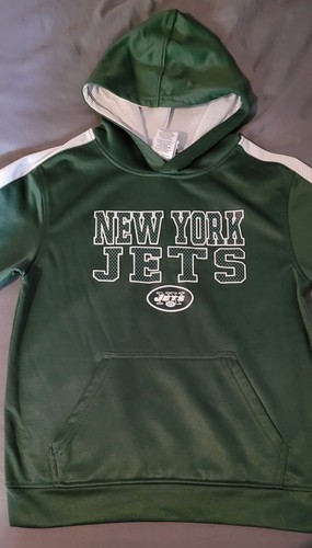 VETEMENTS Felpa con cappuccio ufficiale Team Apparel NY Jets Youth XS Extra Small