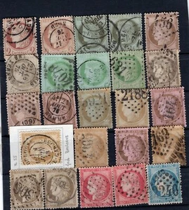 LOTE DE FRANCIA, SELLOS CLÁSICOS, USADOS, VC YVERT $175, TODO EN BUENAS CONDICIONES, EN MUY BUEN ESTADO - Imagen 1 de 1