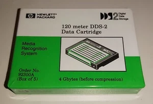 ✅ HP DDS2 120m DDS-2 Data Cartridge 4/8GB ✔ 4/8GB ✅ neu, ovp - Bild 1 von 4