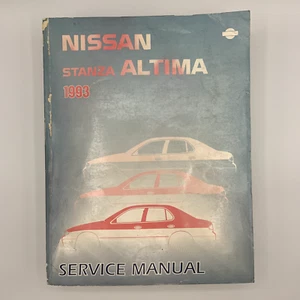 1993 NISSAN STANZA ALTIMA  Service Shop Repair Manual - Picture 1 of 1