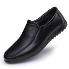 Men's Faux Leather Round Toe Non-slip Shoes Casual Work Outdoor Driving Loafers