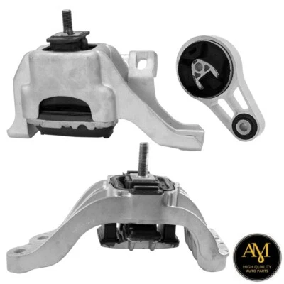 Juego de 3 piezas de soportes de motor y montaje de transmisión automática para Mini Cooper 16-07 DOCH; Turbo Foto 1 de 4
