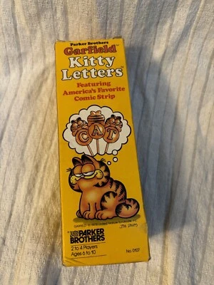 Vintage GARFIELD Kitty Letters game by Parker Brothers 1983 near complete - Image 1 of 3