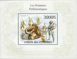 Prehistoric Man Homo Sapiens Souvenir Sheet Mint NH - Picture 1 of 2