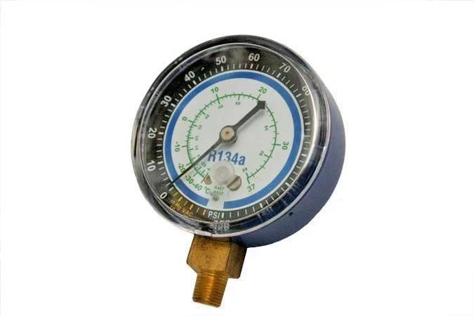 Calibre Rl34a, 12, 22, 407, 502, azul lado baixo, face de 2,5", -30 Vac a 350 PSI novo - Imagem 1 de 1