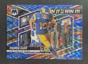2022 Panini Mosaic In It to Win It Cooper Kupp #SB-11 Blue Mosaic Prizm 64/99 - Picture 1 of 3