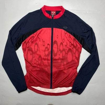 Camiseta deportiva de ciclismo Oakley vintage para hombre M roja negra táctica manga larga logotipo Foto 1 de 4