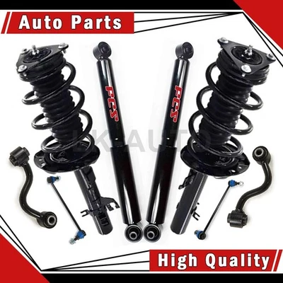 Struts wCoil Spring Shocks Sway Bars Link For Nissan Rogue 2017 2016 2015 - Image 1 of 4