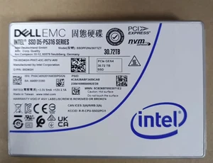 30.72TBSSD D5-P5316 Series  PCIE NVME U.2 2.5" Drive Solid SSDPF2NV307TZ  Intel - Picture 1 of 3
