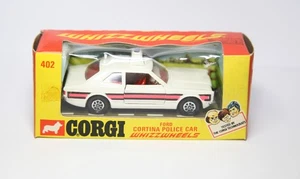Corgi 402 Ford Cortina Police Car In Original Box - Near Mint Vintage - Picture 1 of 12
