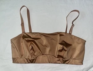 YITTY by FABLETICS: Convertible Straps Bandeau Style Bra: Beige/ Nude, XL - Picture 1 of 4