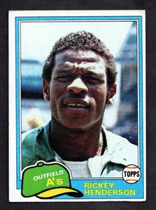 1981 Topps #261 Rickey Henderson GD/VG - Picture 1 of 2