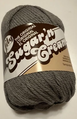 Fio Lily Sugar'n Cream. 1 novelo, 2,5 oz. Cor: nublado - Imagem 1 de 2