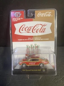 M2 MACHINES 1/64  A23 1968 Plymouth Barracuda HEMI COCA-COLA NEW - Picture 1 of 2