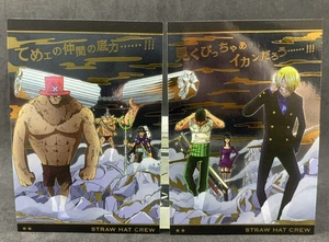 One Piece SOMBRERO DE PAJA CREW R No.8-20 21 Lámina Tarjeta de oblea japonesa Anime Bandai - Imagen 1 de 5