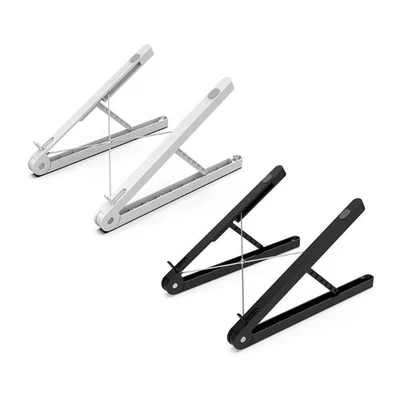 Aluminum Foldable Laptop Stand Holder Riser Adjustable Height Tablet Rack Base - Image 1 of 4