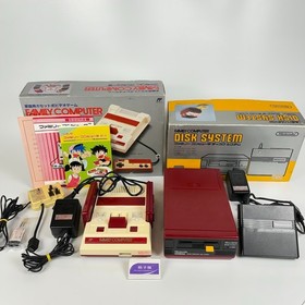 Nintendo Famicom + Disk System Set Tested Late Model NTSC-J Japan