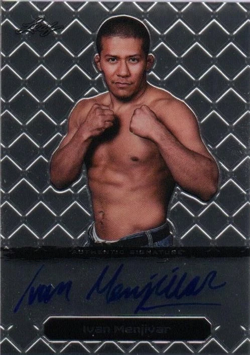 2011 Leaf Mma Metal Ivan Menjivar Autograph - Image 1 of 2