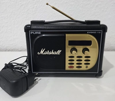 Marshall Pure Evoke 1 S Tragbare  Radio MusikBox - Bild 1 von 4