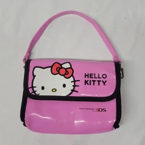 Nintendo 3DS Hello Kitty Carrying Case Pink Clutch Wristlet Strap Bag Sanrio use - Picture 1 of 14