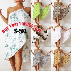 Women Lady Bikini Cover Up Sarong Beach Long Dress Swimwear Swimsuit PLUS SIZE~ - Picture 1 of 20