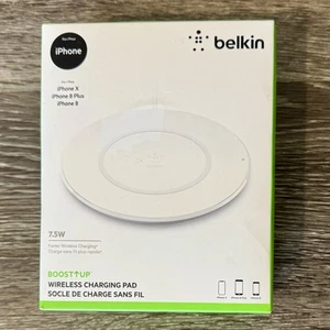 Pad di ricarica wireless Belkin Boost Up 7,5 W nuovo con scatola - iPhone X, 8 Plus e 8 - Foto 1 di 6