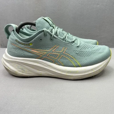 Mujer Talla 10 ASICS Gel-Nimbus 26 Zapatos Ligeros Celadon Tenis Atléticos para Correr Foto 1 de 4
