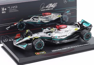 1/43 Mercedes F1 W13E AMG Petronas Nr.44 Saison 2022 L. Hamilton Bburago 18-38066 - Bild 1 von 4
