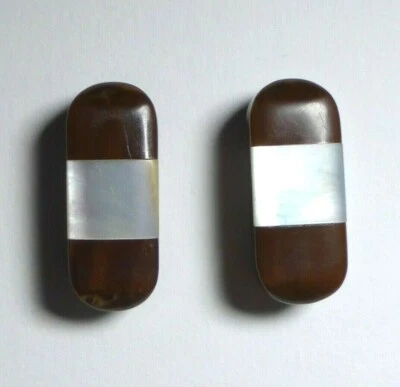 Button Antique - Bakelite And Mother of Pearl - 30 MM - 20th Century - Art Deco - Image 1 of 4