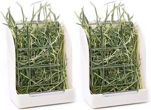 2-Pack Hay Feeder for Rabbits, Guinea Pigs, and Chinchillas - Minimize Waste and - Picture 1 of 12