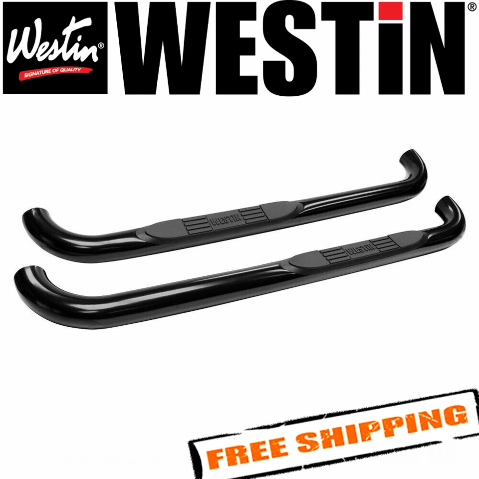 Westin 23-0505 E-Series 3" Round Nerf Bars for 1988-2000 GM C/K Series Pickup Foto 1 de 4