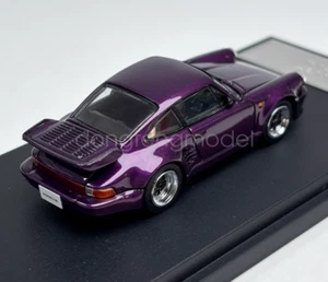 Master 1:64 Scale Purple 930 911 Turbo Classic Sports Car Model Diecast Metal - Picture 1 of 2