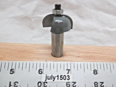 (1) NUEVA MLCS 3/8" Radio Cuba Punta de Carburo Broca de Enrutador Vástago de 1/2" N4 Foto 1 de 4