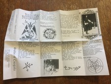 BLACK MAJESTY-Baphe Metis CASSETTE DEMO RARE kaosritual mare mayhem