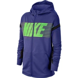Nike Boy's Therma Dri-Fit Graphic Training Full Zip Hoodie Size Small - Picture 1 of 2