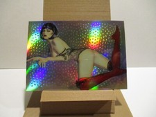 Olivia Series 3 1994 Comic Images Ladies Leather Lace Holochrome 5 Card