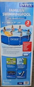 INTEX Familienswimmingpool rund mit Metallrahmen 366x91 cm NEU - Bild 1 von 4