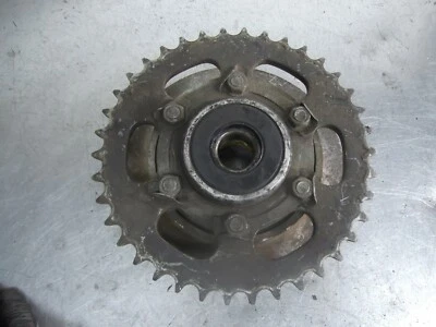 YAMAHA  XT500 SR500 REAR SPROCKET + CARRIER - Imagem 1 de 2