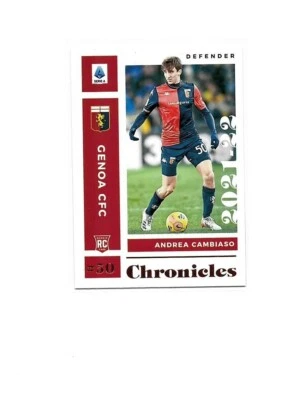 2021-22 Panini Chronicles Base Serie A Andrea Cambiaso #12 Rookie RC - Image 1 of 2
