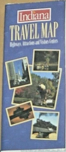 1995 Indiana Travel Map - Picture 1 of 1