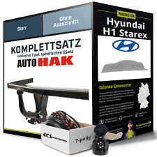 Produktbild - Für HYUNDAI H1 Starex Typ KMF Anhängerkupplung starr +eSatz 7pol 07.2000-01.2008