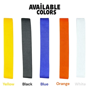 Martial Arts Karate, Blets Taekwondo Judo BJJ Belts Cotton Multi Colour Training - Picture 1 of 26