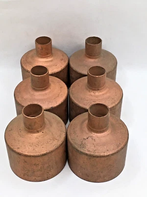 2" x 1/2" Wrot Copper Reducing Coupling CXC  *Lot of (6)* - Image 1 of 2