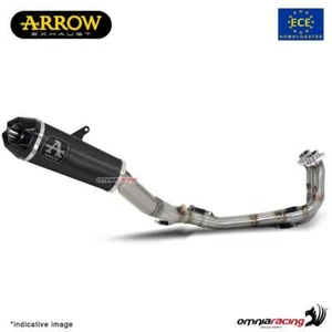 Scarico Completo Arrow Indy Race omologato titanio nero Yamaha Tmax 560 20-21 - Imagen 1 de 8